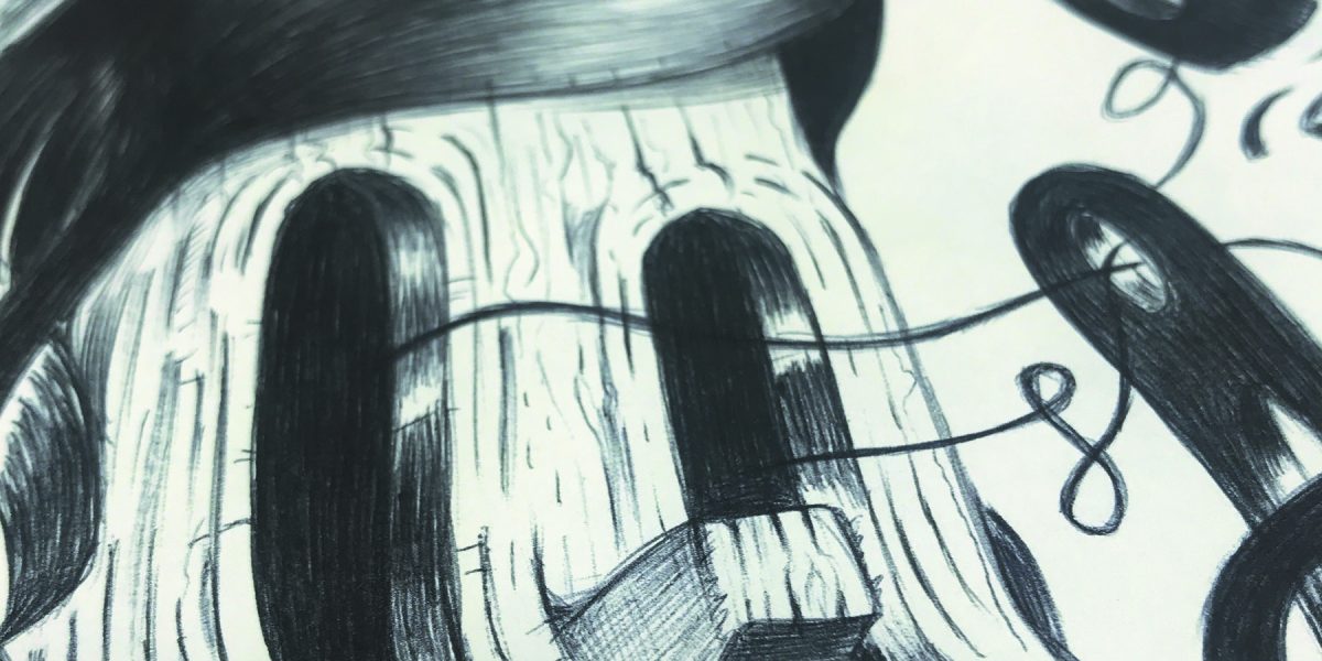 illustration minastrie visage bois