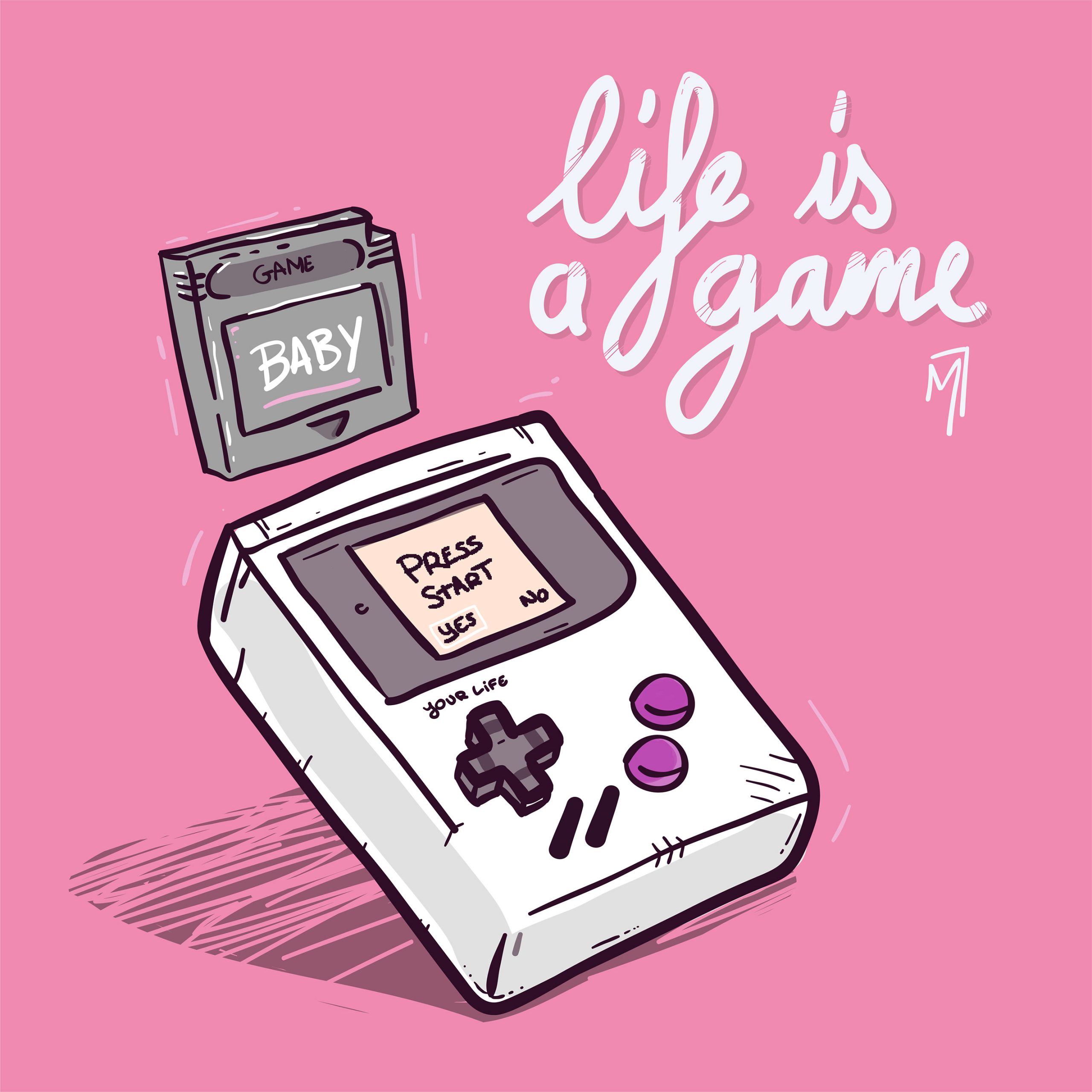 minastrie illustration gameboy